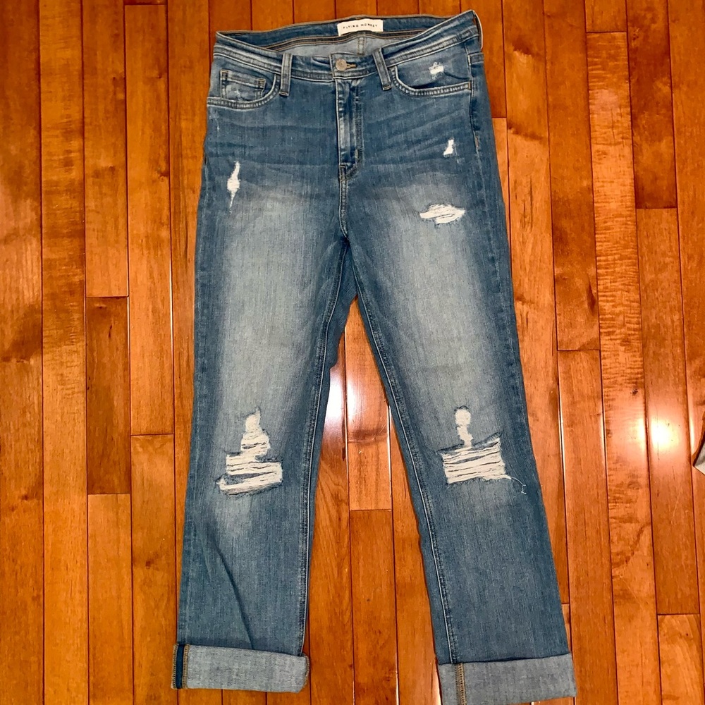 Flying monkey mom jeans